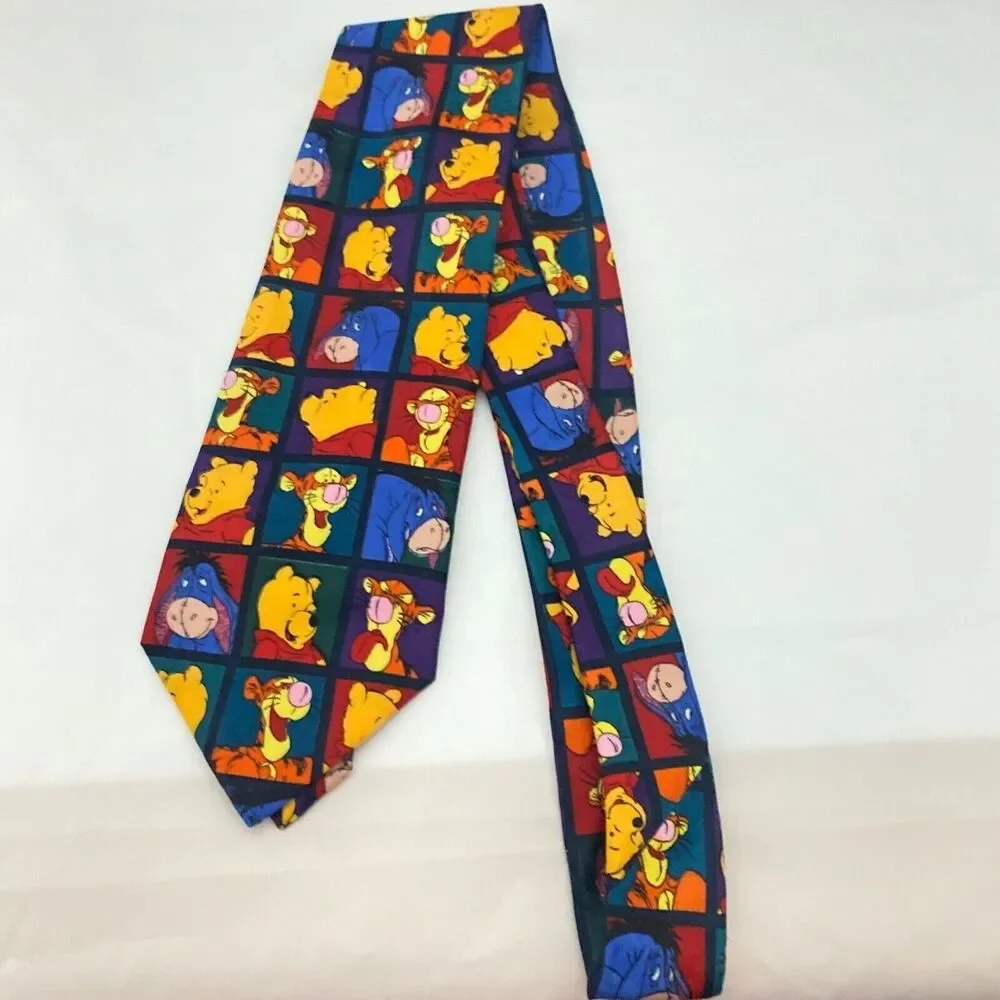 #5660 Disney Pooh  Eyor Tiger Mens Novelty Necktie, Tie 57X4